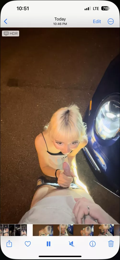 She made me pull over just to suck my dick😳😖