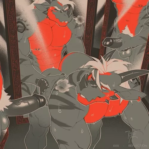 Sketchtober 30 - Reflection (bonfiredemon) [MM]