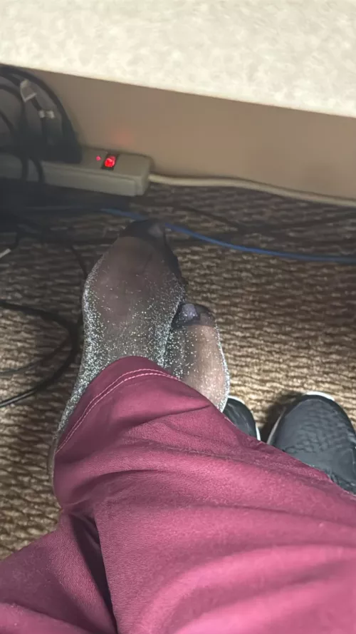 Still wondering if people stare while she's at work