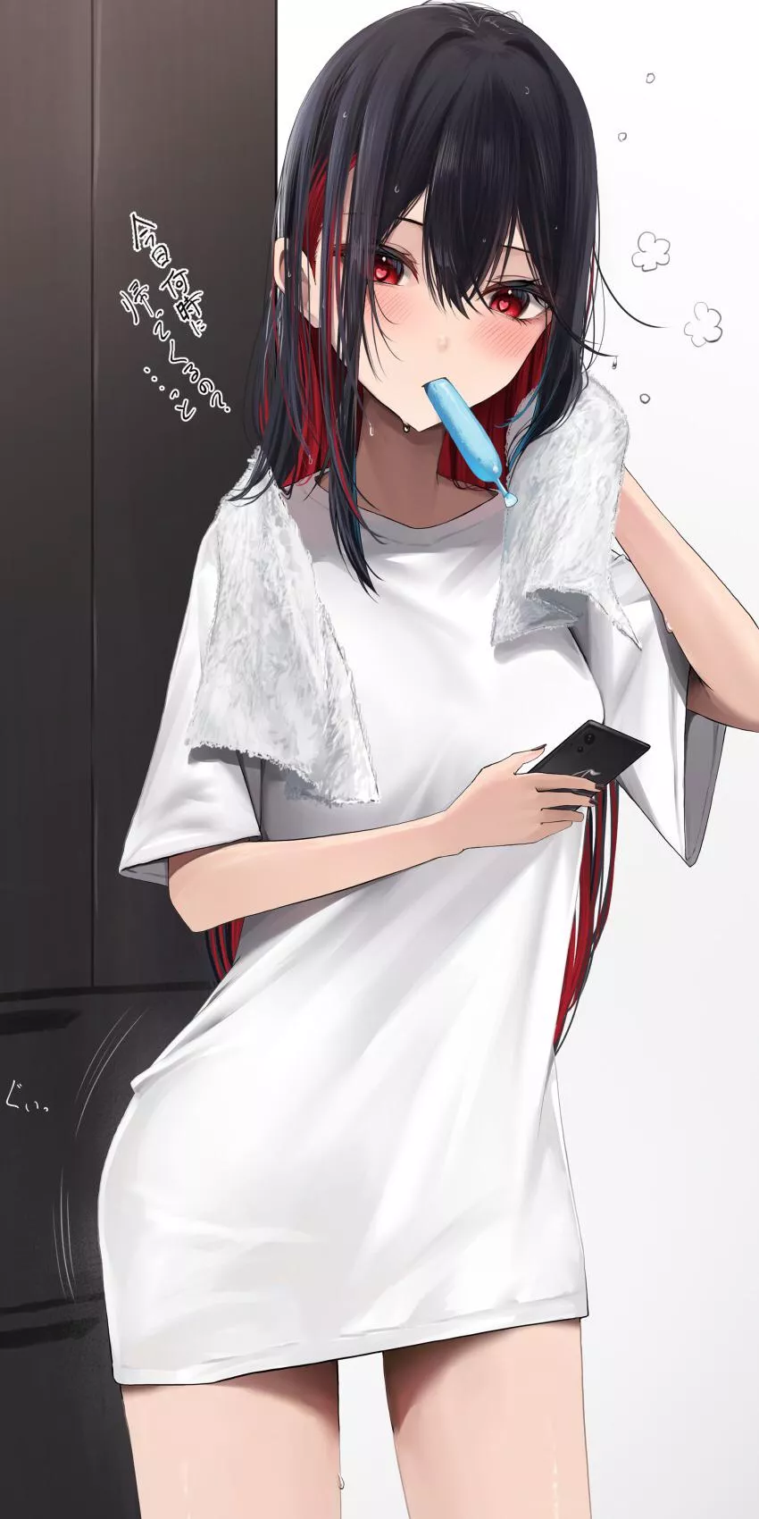 “Thanks for letting me use your shower, I hope you don’t me borrowing your shirt” I’m your friend and I’ve got this condition where I randomly turn into a girl and you’ve seen it happen to me when we were growing up. I was at campus as I sudd