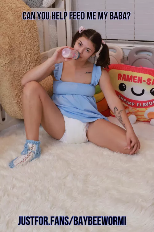 the more milkies the more i get to fill my dip 🤭