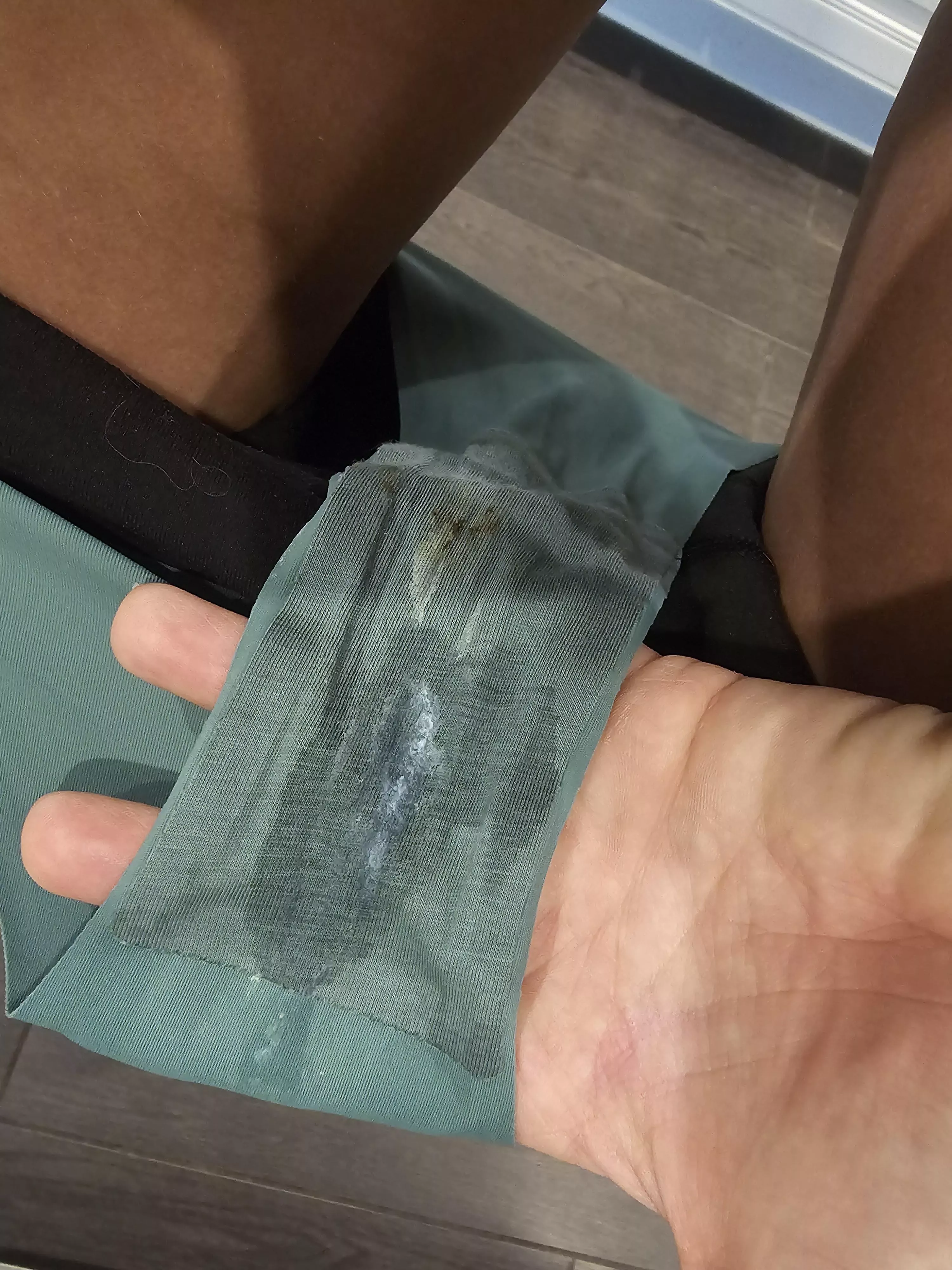 These have it all! Sweat, grool, and a little back door. 🤭