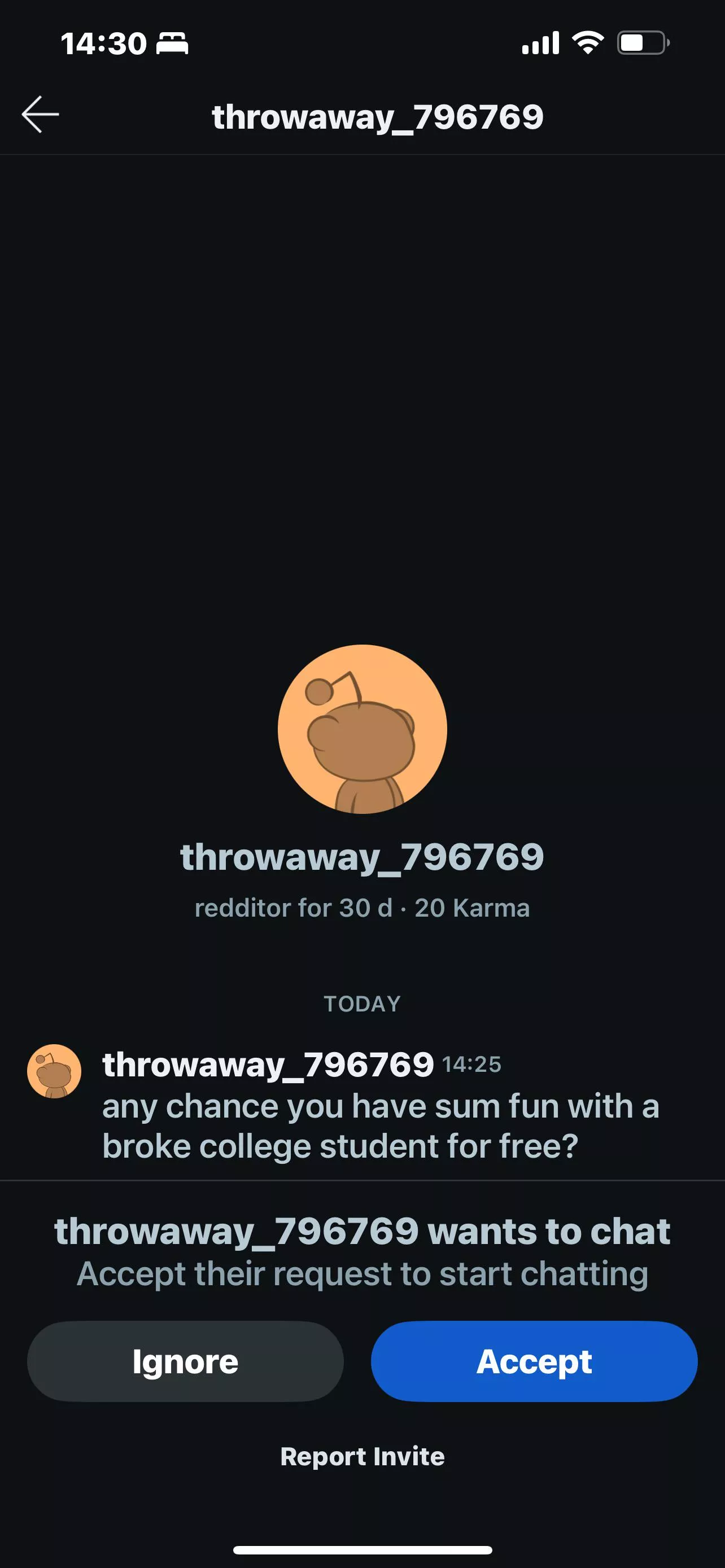 throwaway_796769 wants free stuff