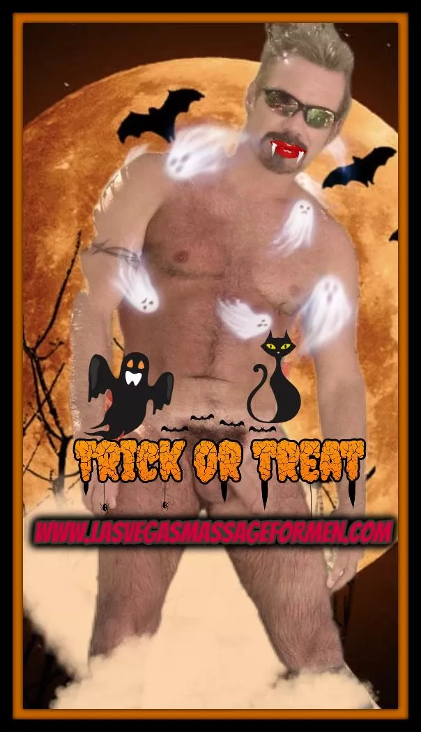 Treat yourself to a Las Vegas Halloween season massage from this attentive CMT. More info on site shown in pic or simply DM me to discuss. Not a spooky experience just pleasurable.