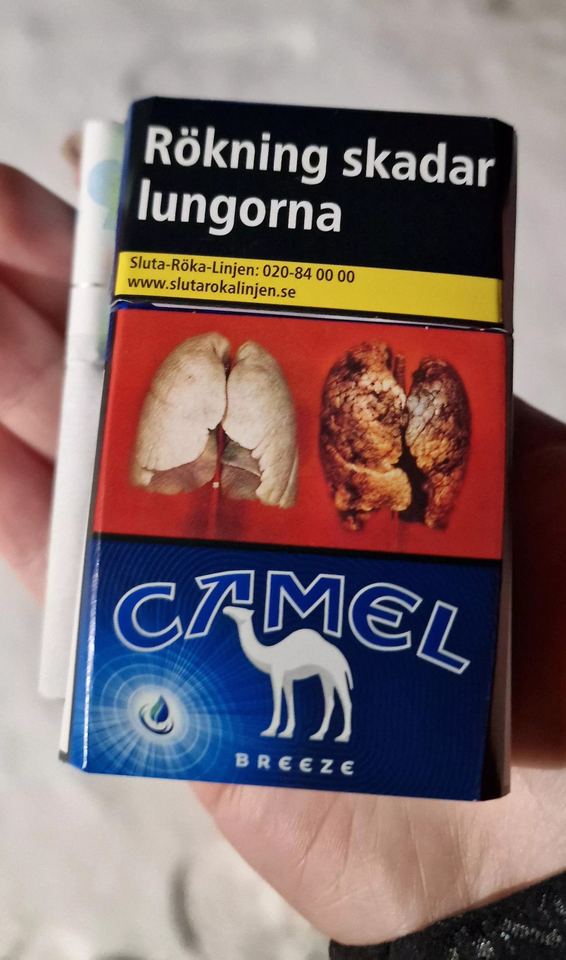 Trying out some cigs i got from Sweden