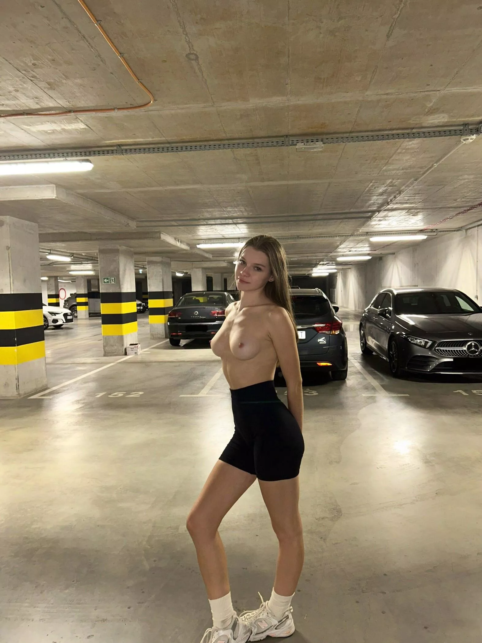 Walking topless in the parking lot really turns me on