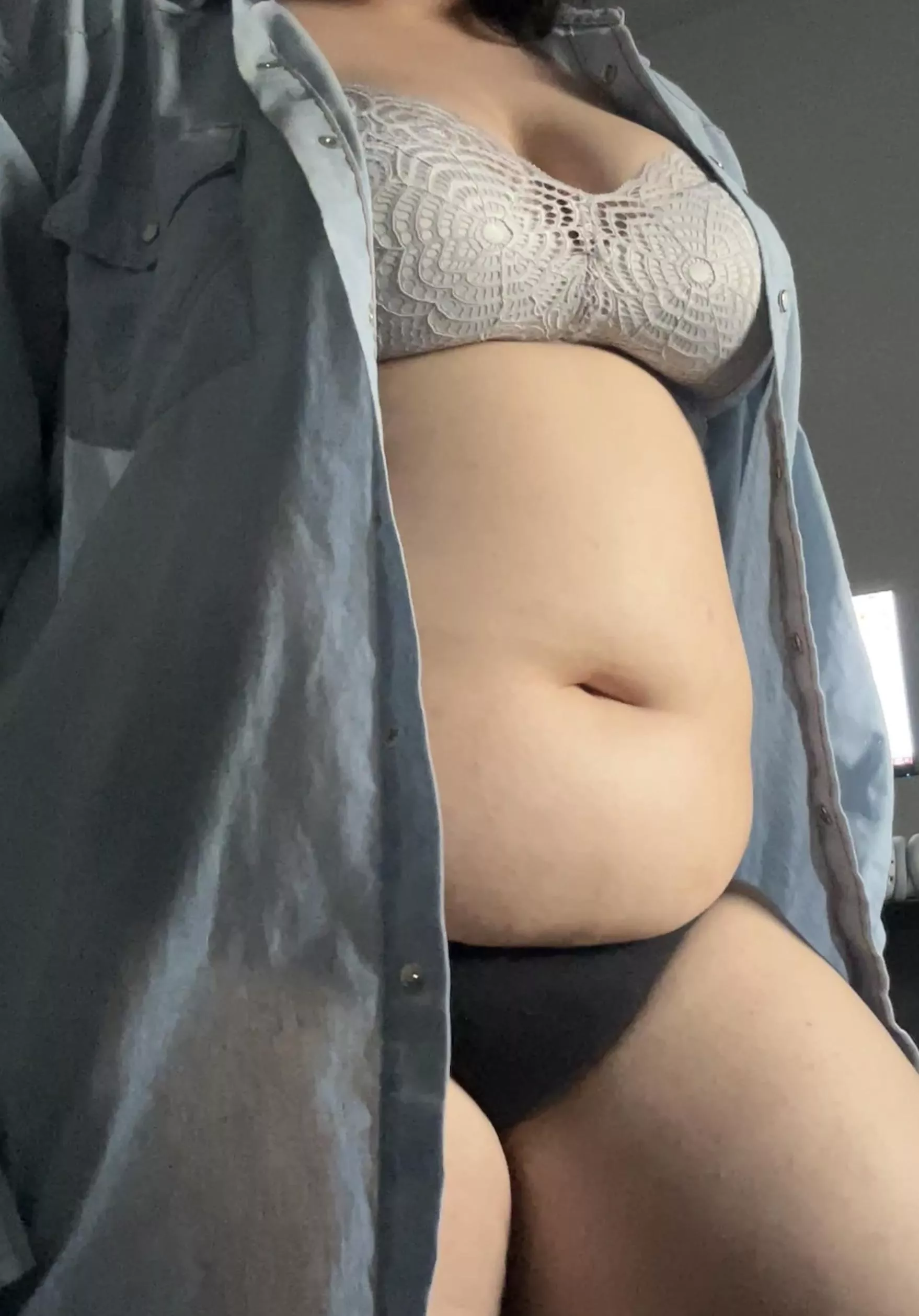 Wanna cum on this tummy?