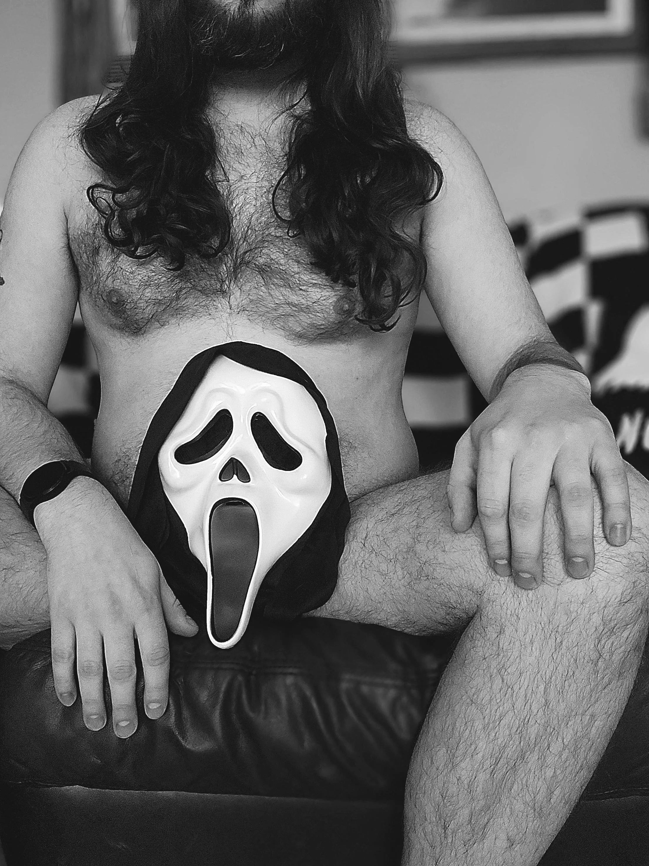 What do you mean that's not where the mask goes?