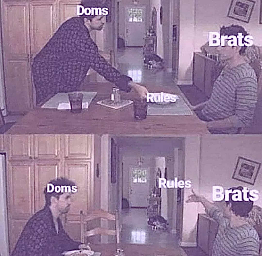 When the hat comes off, the Brat comes on. 