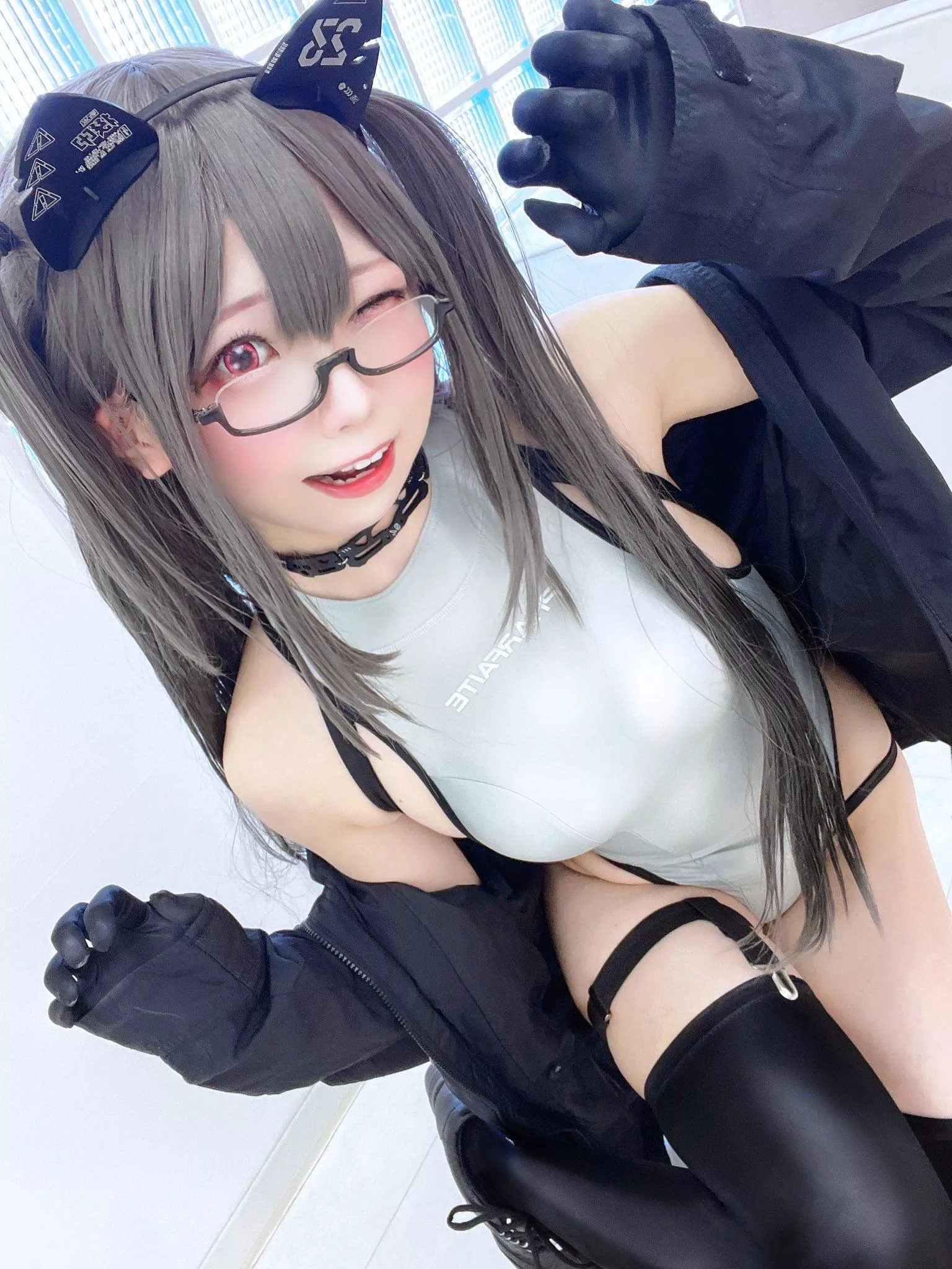 With or without the stockings?