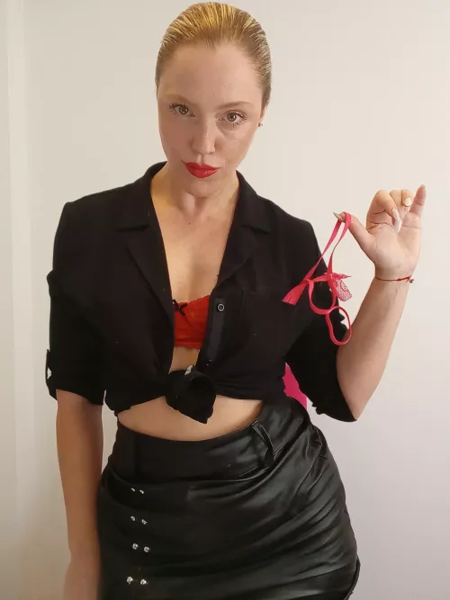 I'm going to carry your little thong with me, in case I feel like you changing in public. 