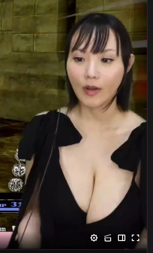 She got the same dress as yesterday, but black. 