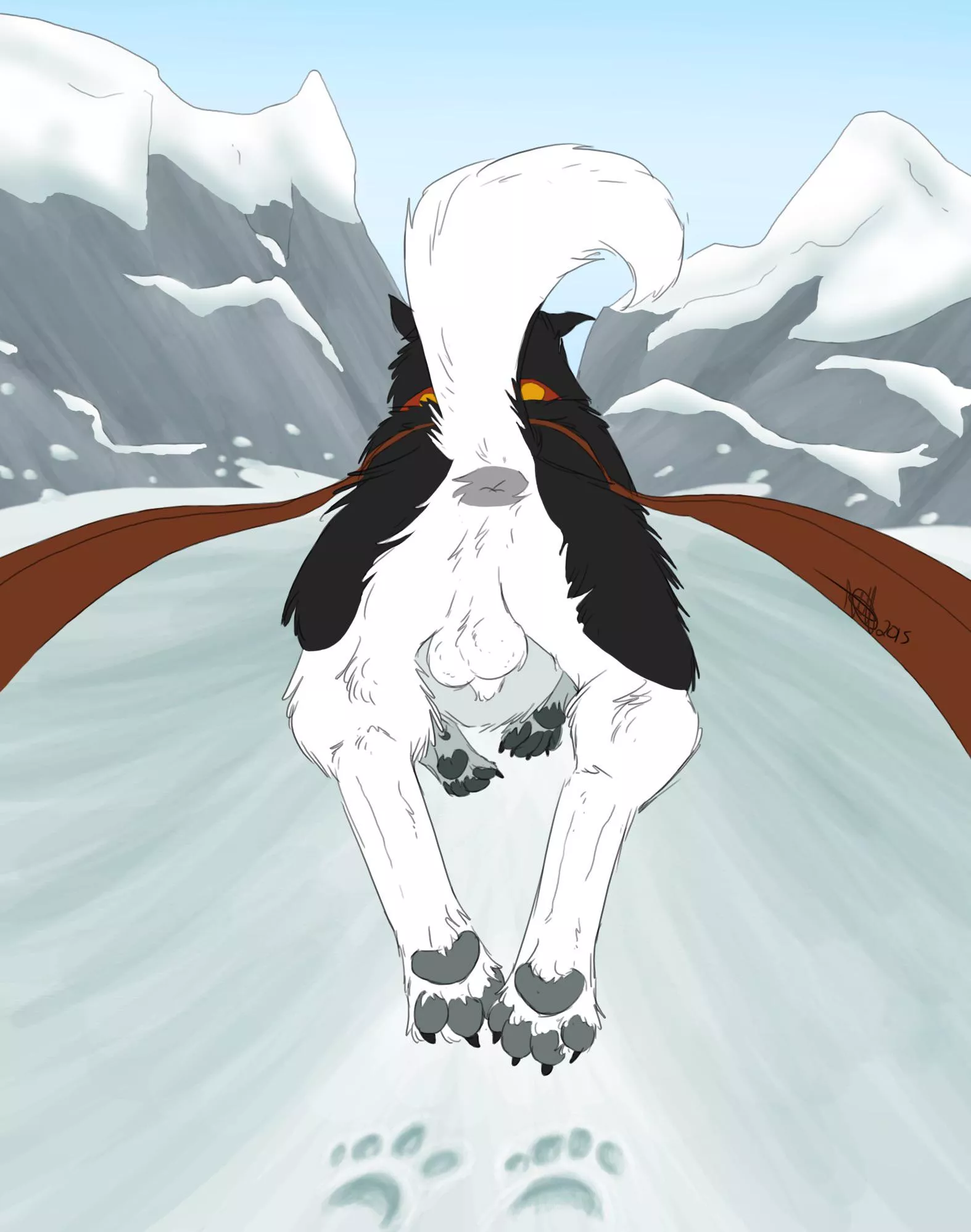 Sled dog mushers have the best view all the time (wolftacos)