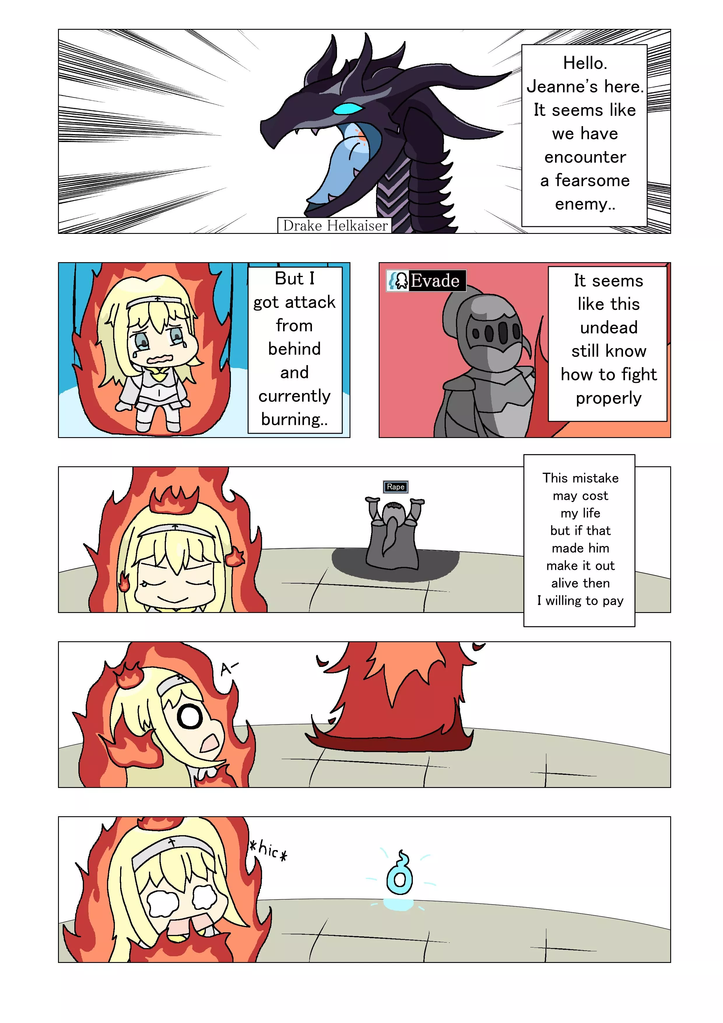 Adventure of Jeanne! Chapter 3: Drake Helkaiser