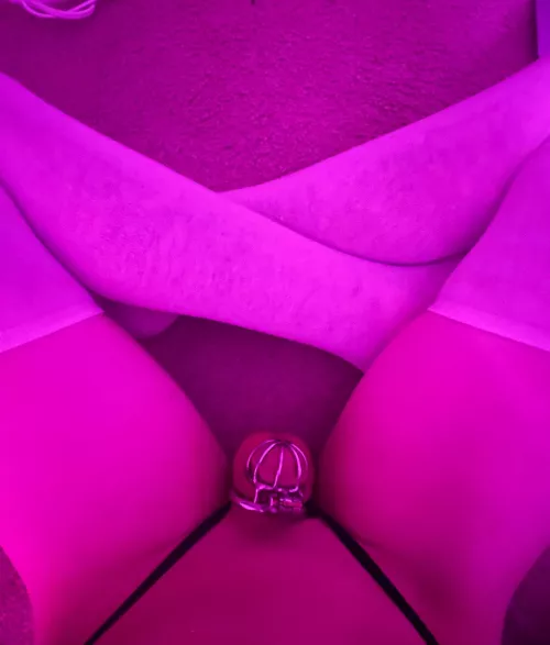 Being Caged and being in thigh highs feel so good