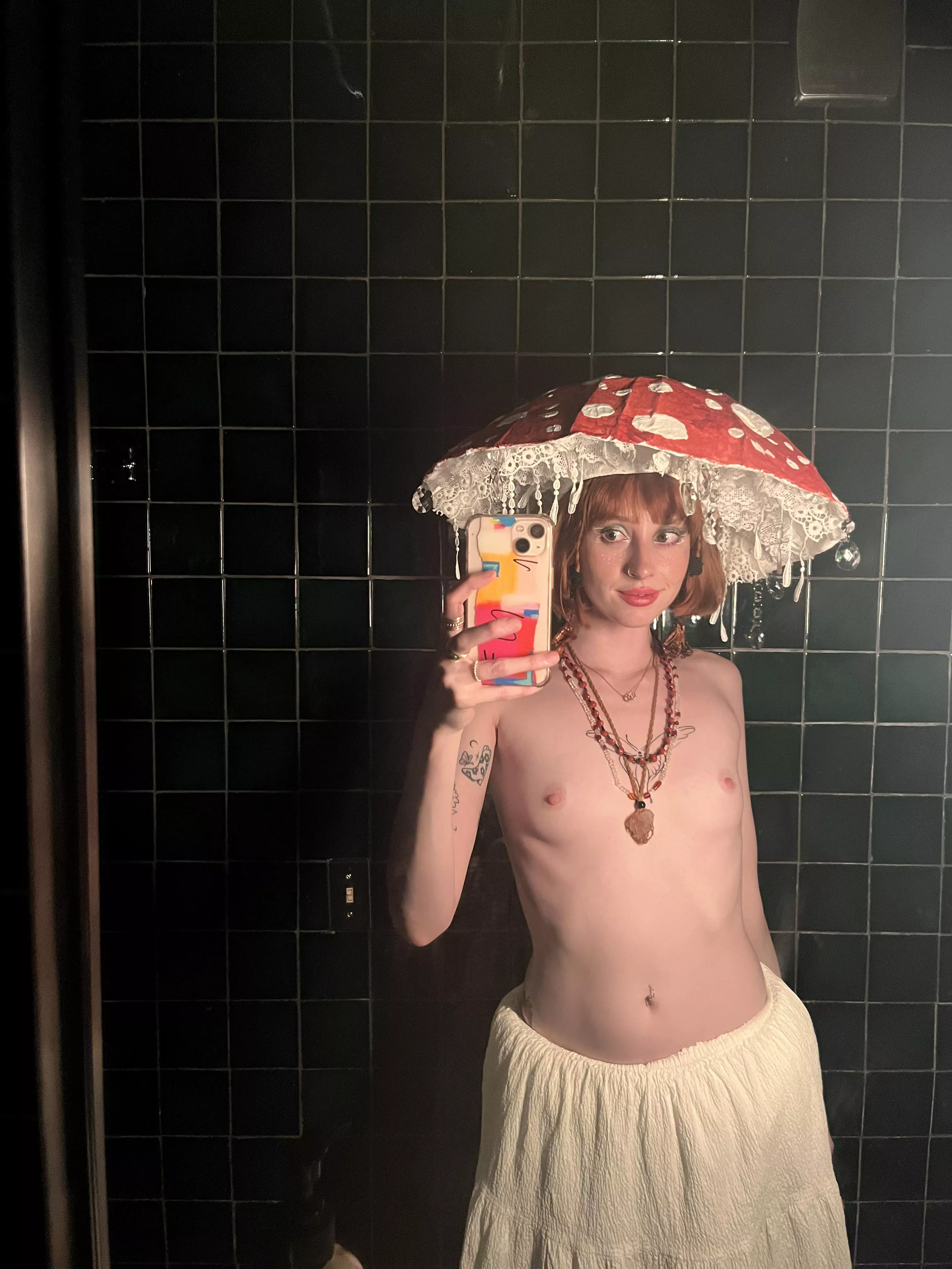 Big mushroom head, tiny titties 