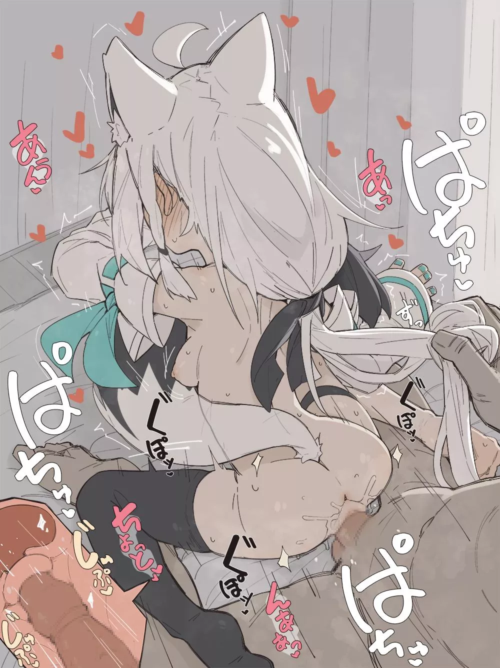 Daddy always likes to make me blush from his sweet talks... as he calls me a good girl for taking his cock so nicely~