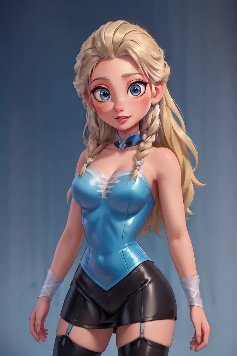 Elsa looking for trouble...