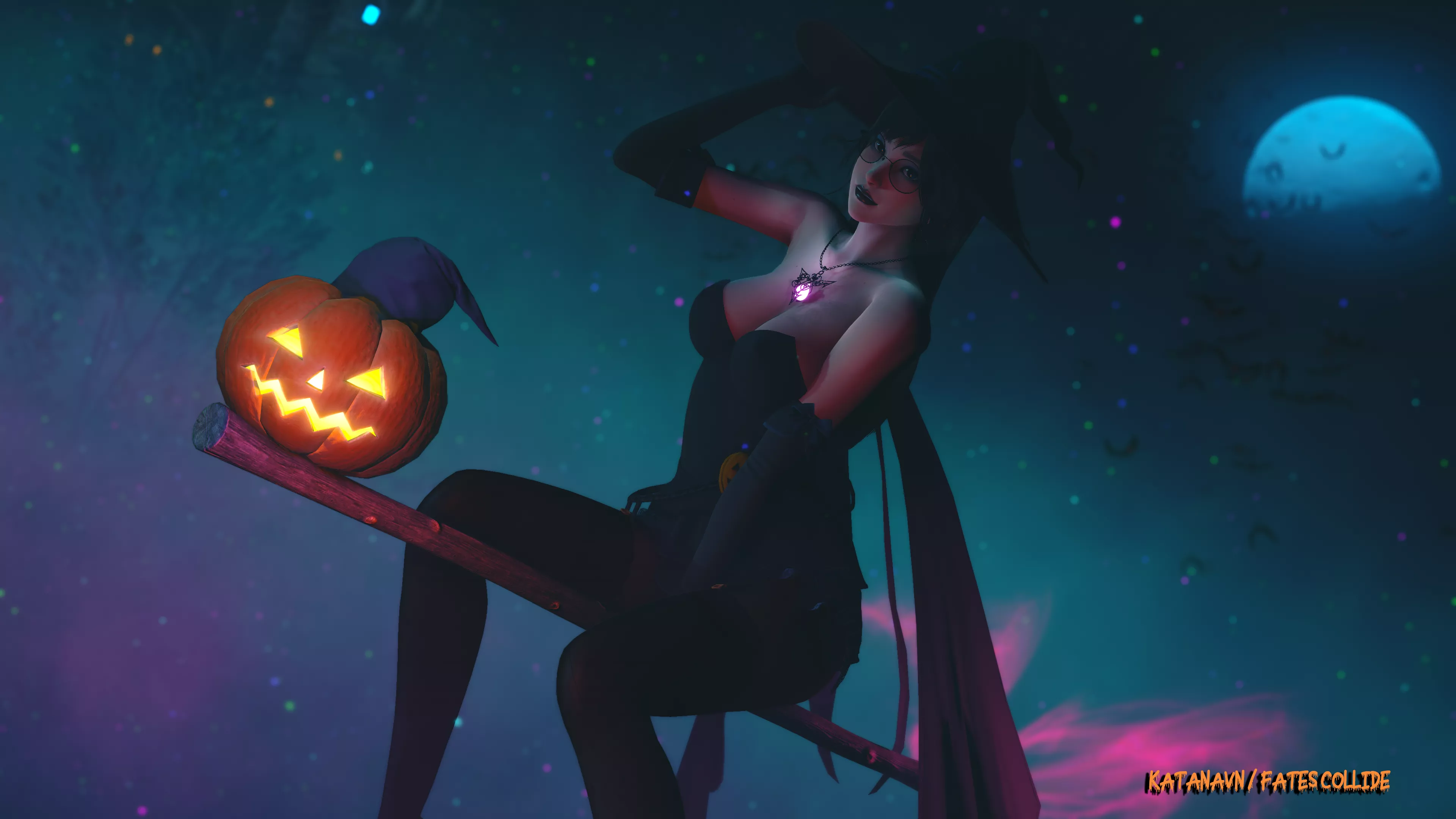 Halloween render of Valentina 🎃