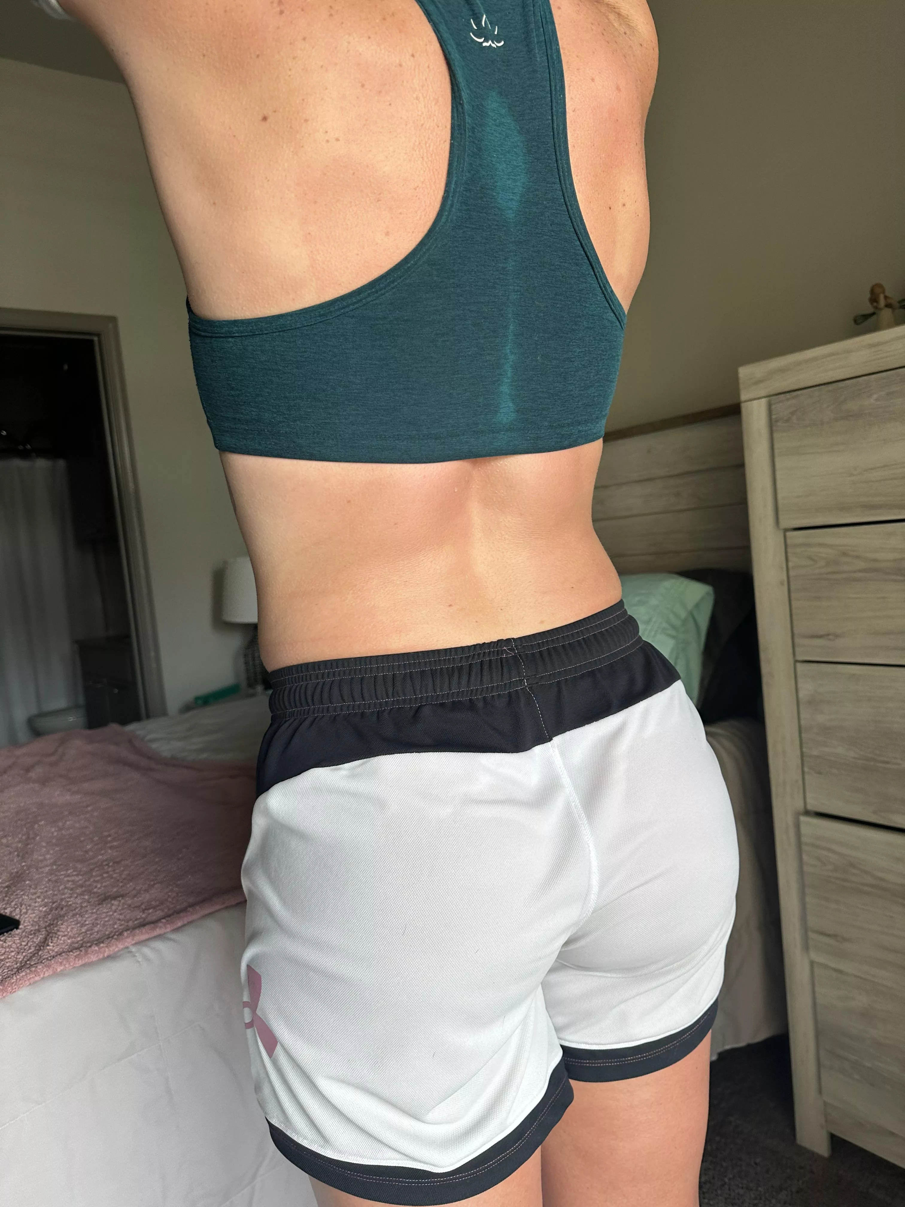 hope I'm not too sweaty for you