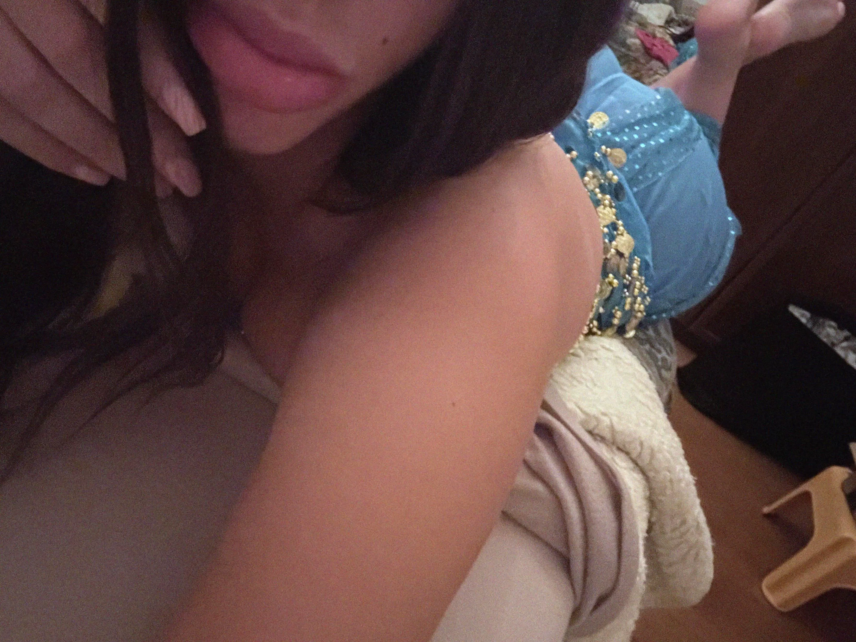 how about the company of princess jasmine on halloween night F22