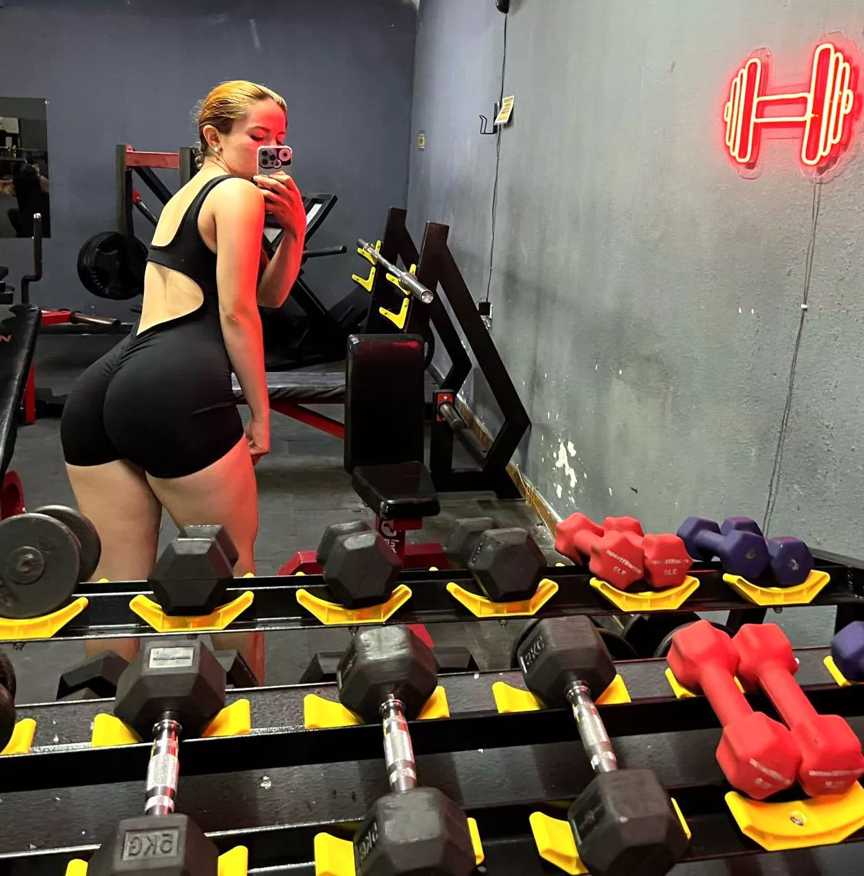 I love the looks I get when I wear yoga pants