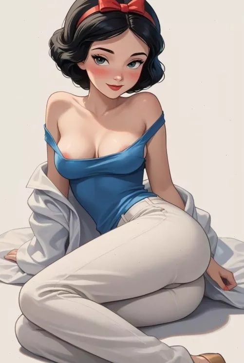 Modern look with a little tease