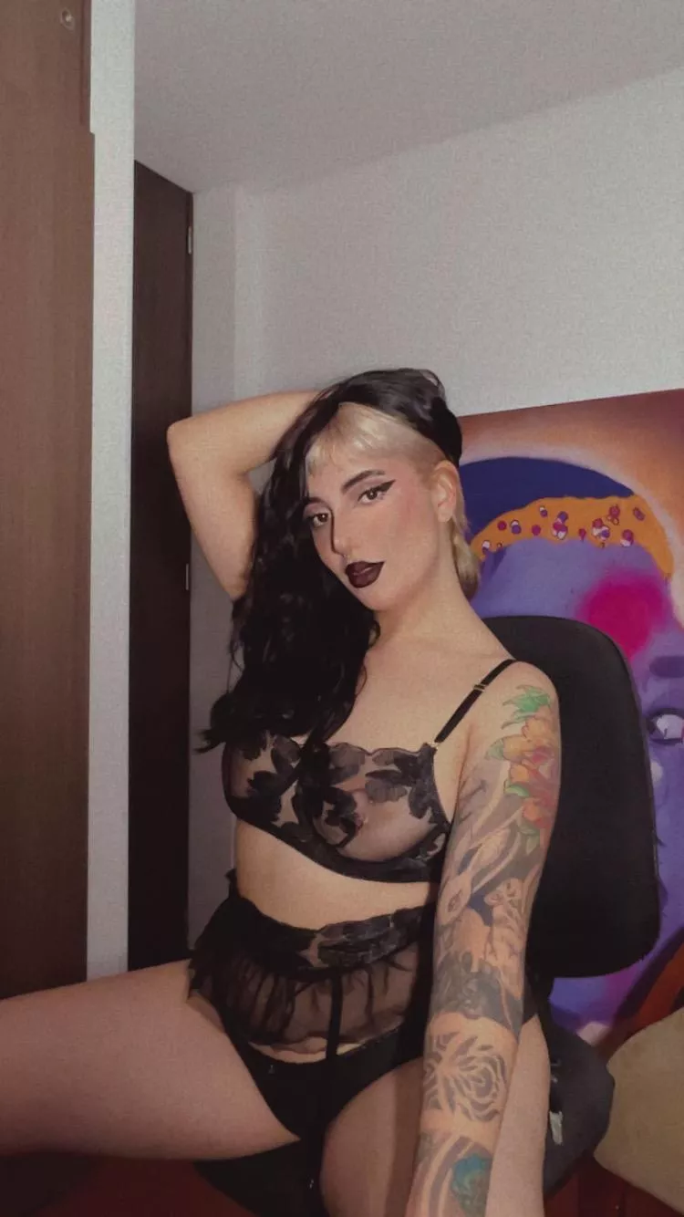 Naughty witch with a tasty pussy