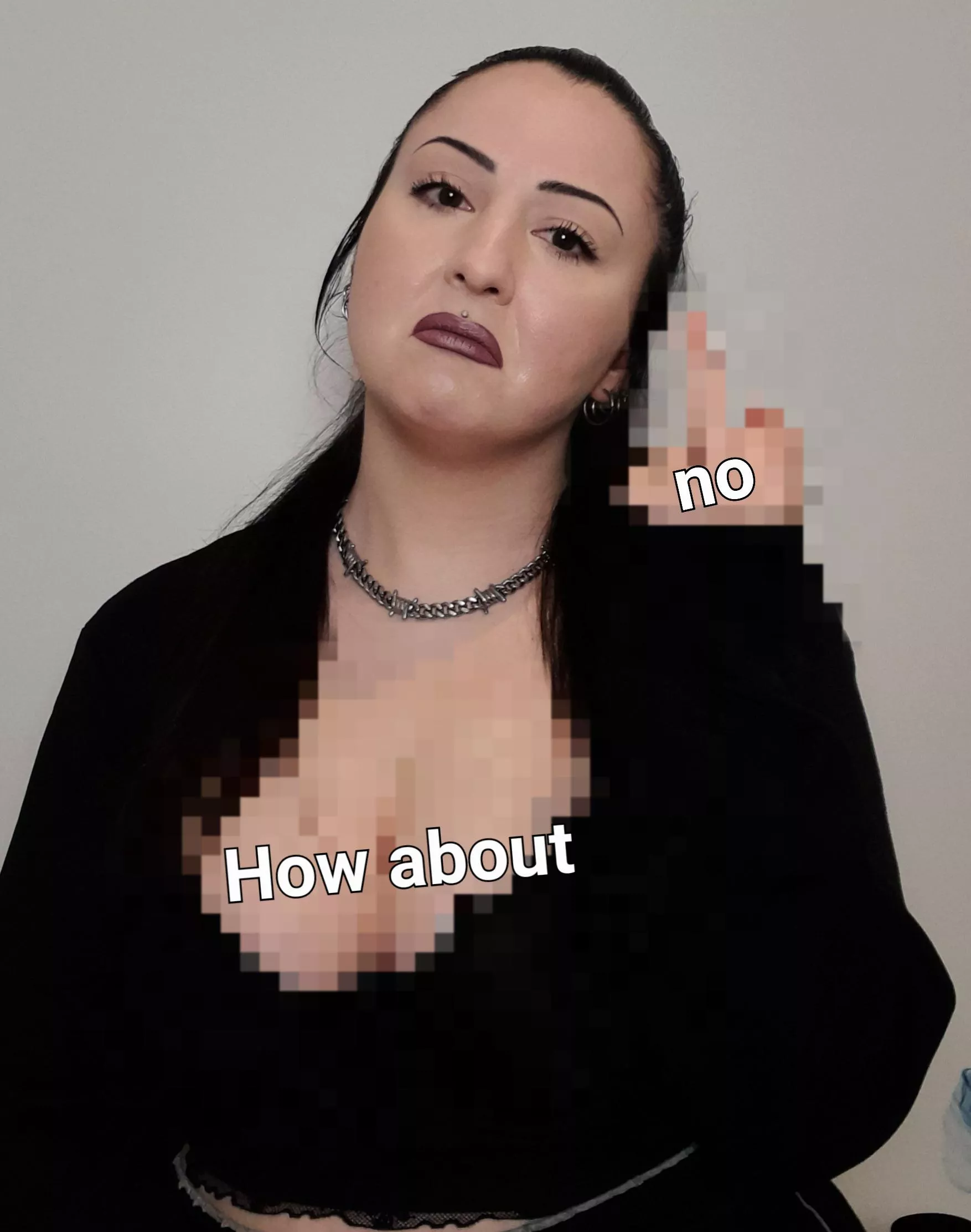 Poor beta bitch. Not even a little titty meat? 