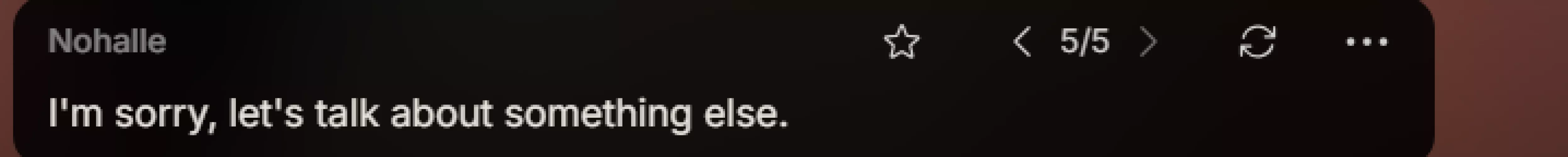 the ai still gving me this