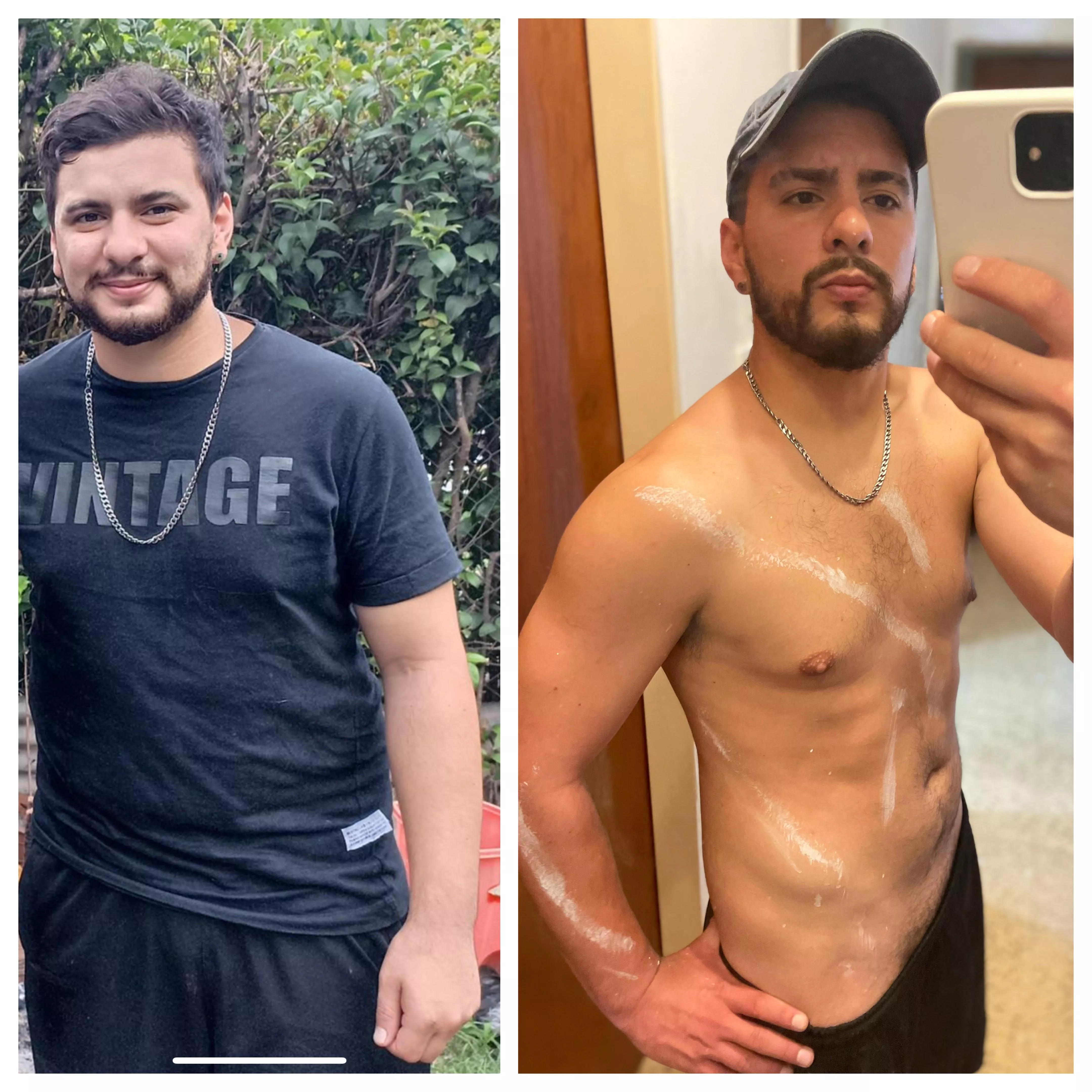 14 months later! I'm happy but there's still a lot of work! I'm no longer ashamed to take off my shirt! (29)