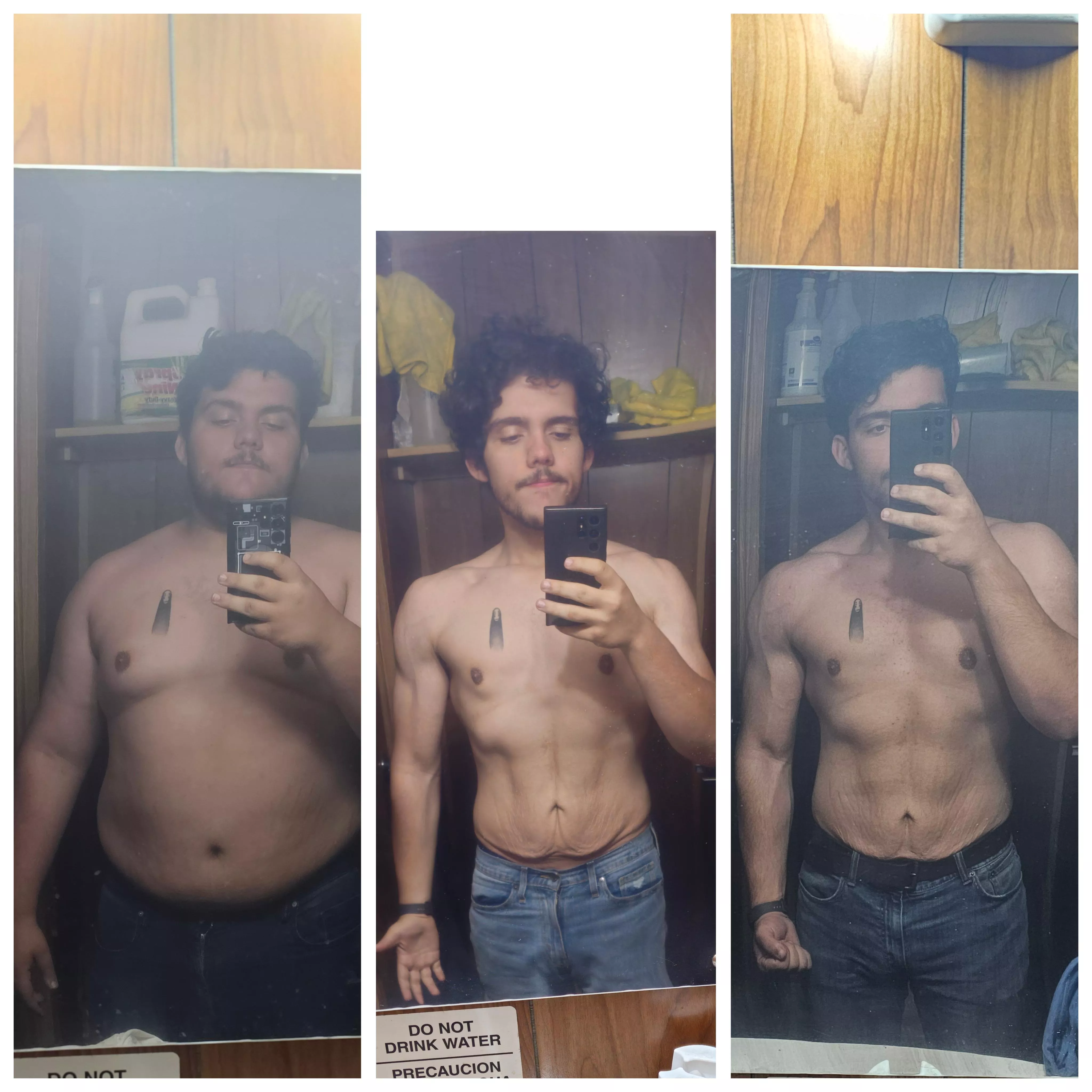 15 months progress my goal is to be around 220 lean