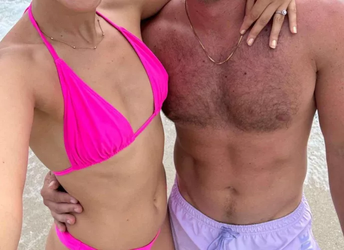 [28F/ 31 M] California. Fit Couple visiting and we are seeking a Fit Muscular guy to join us for a threesome. Must send a face pic in your response for us to respond. No Pics No Response [MF4M] 