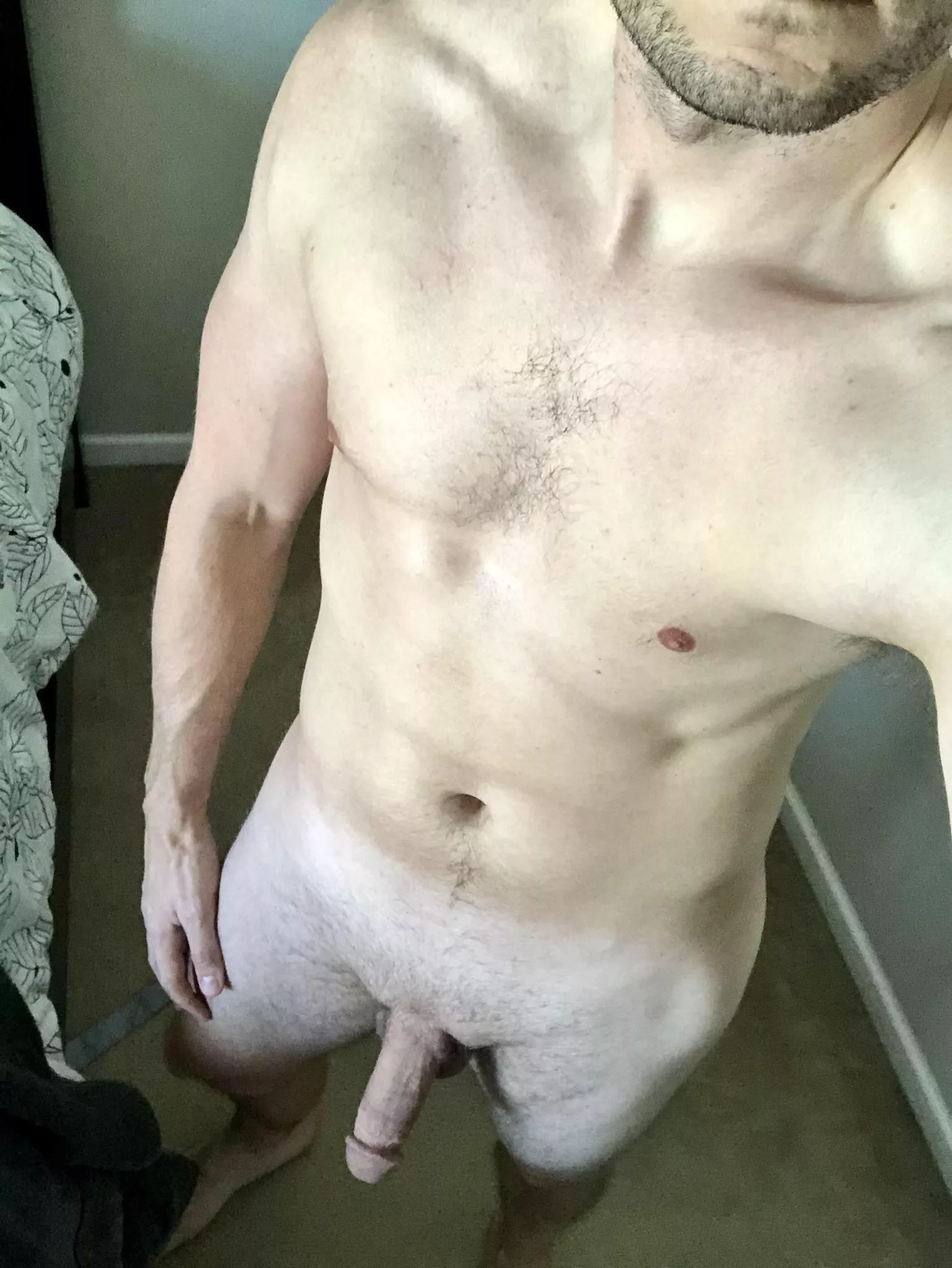 [33] Am I the only one who walks around their house naked if the kids are gone, even if the windows are wide open? 