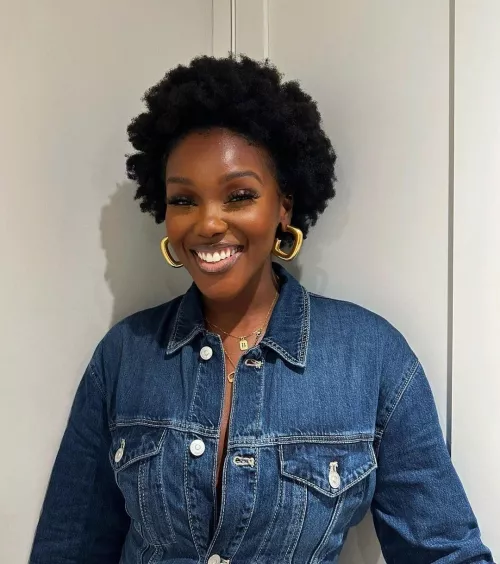  Bright smile beautiful skin.