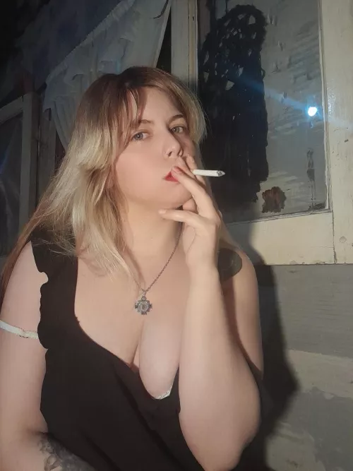 cigarette before shower