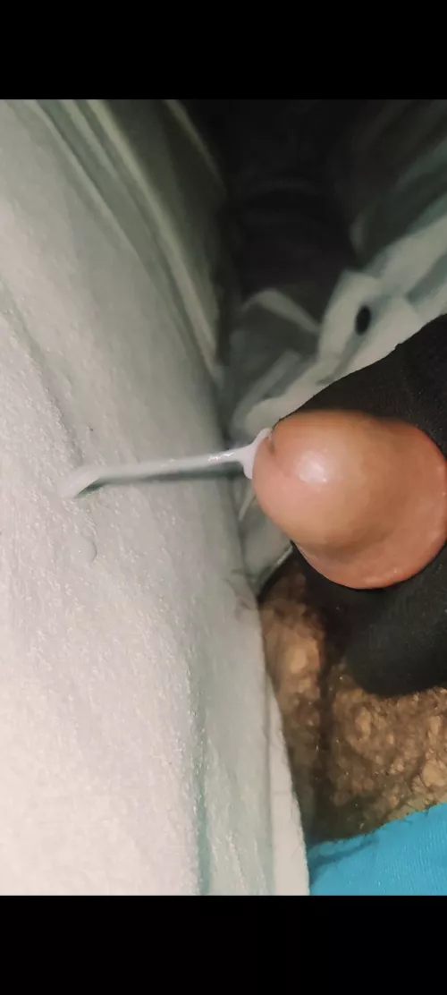 Cumming to moms sock. 