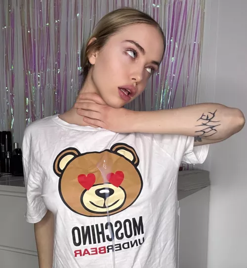 Dad cum on my shirt. I should probably take it off