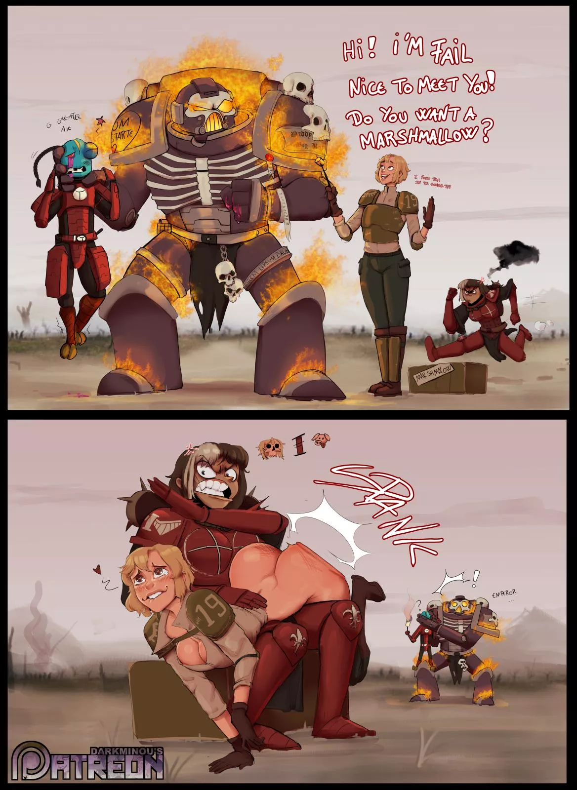 Do you want a marshmallow? By Darkminou