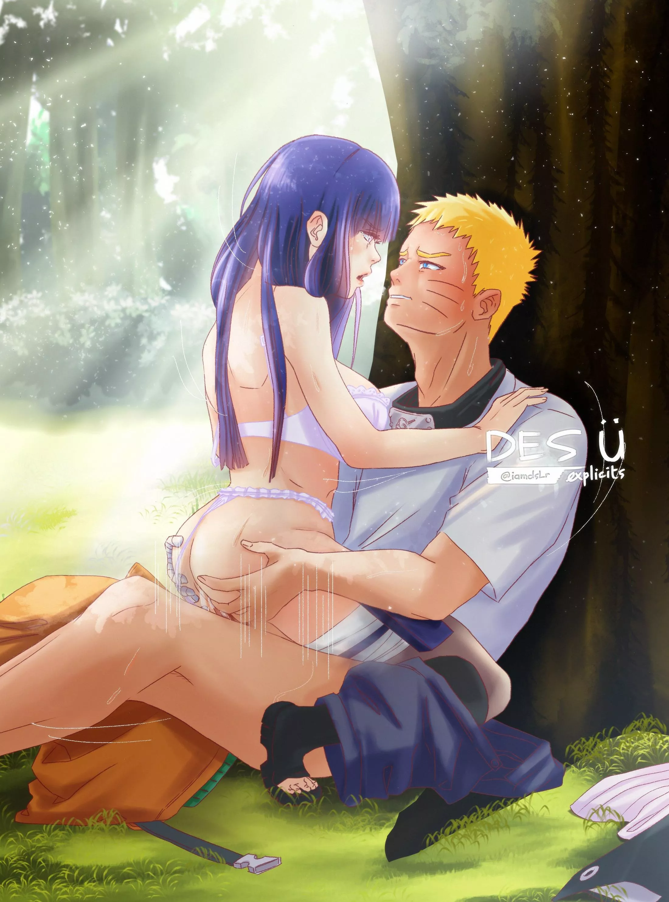 doing Boruto in the forest