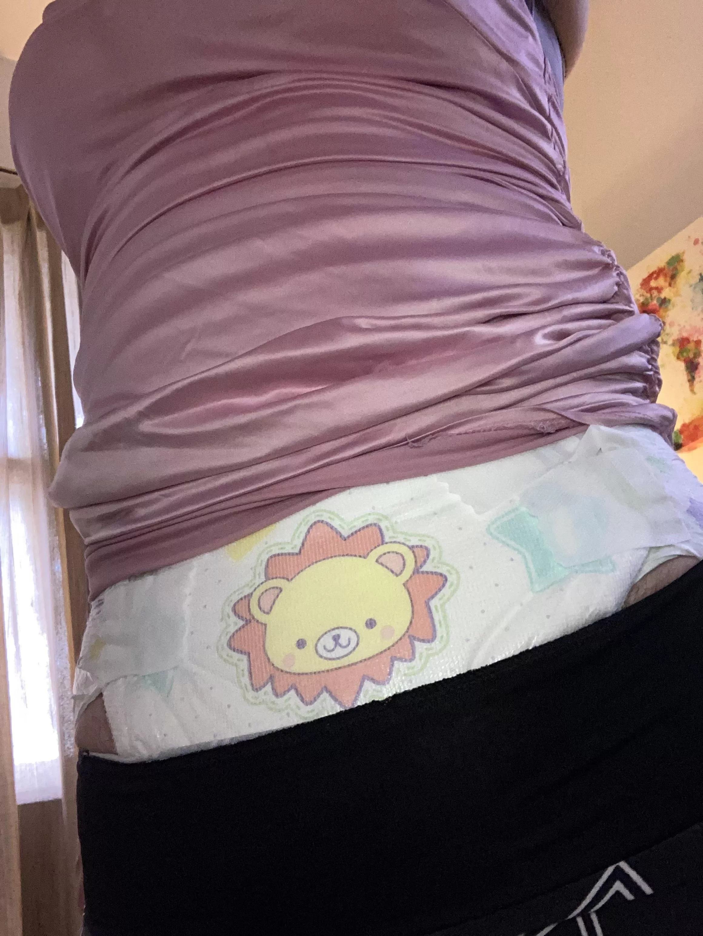 Don’t tell me I’m stinky unless you see my diaper 😅 which you won’t. You’ll just wonder what that smell is 😛 def soggy and messy just need some beers from the store!