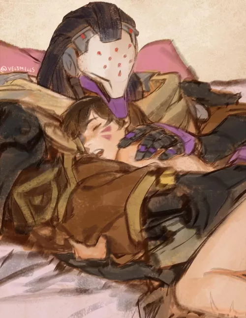 D.va and Ramattra (velsmells)