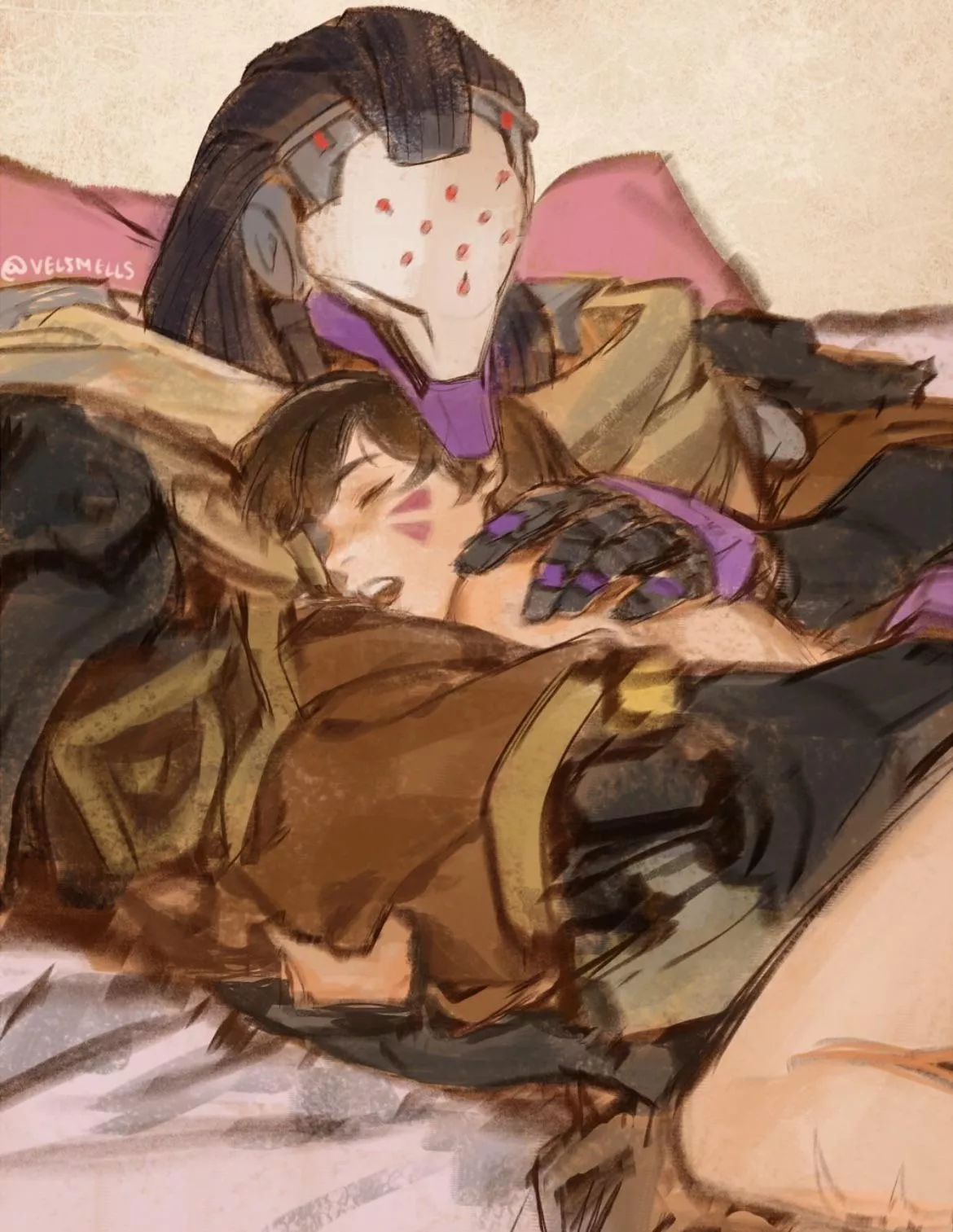 D.va and Ramattra (velsmells)