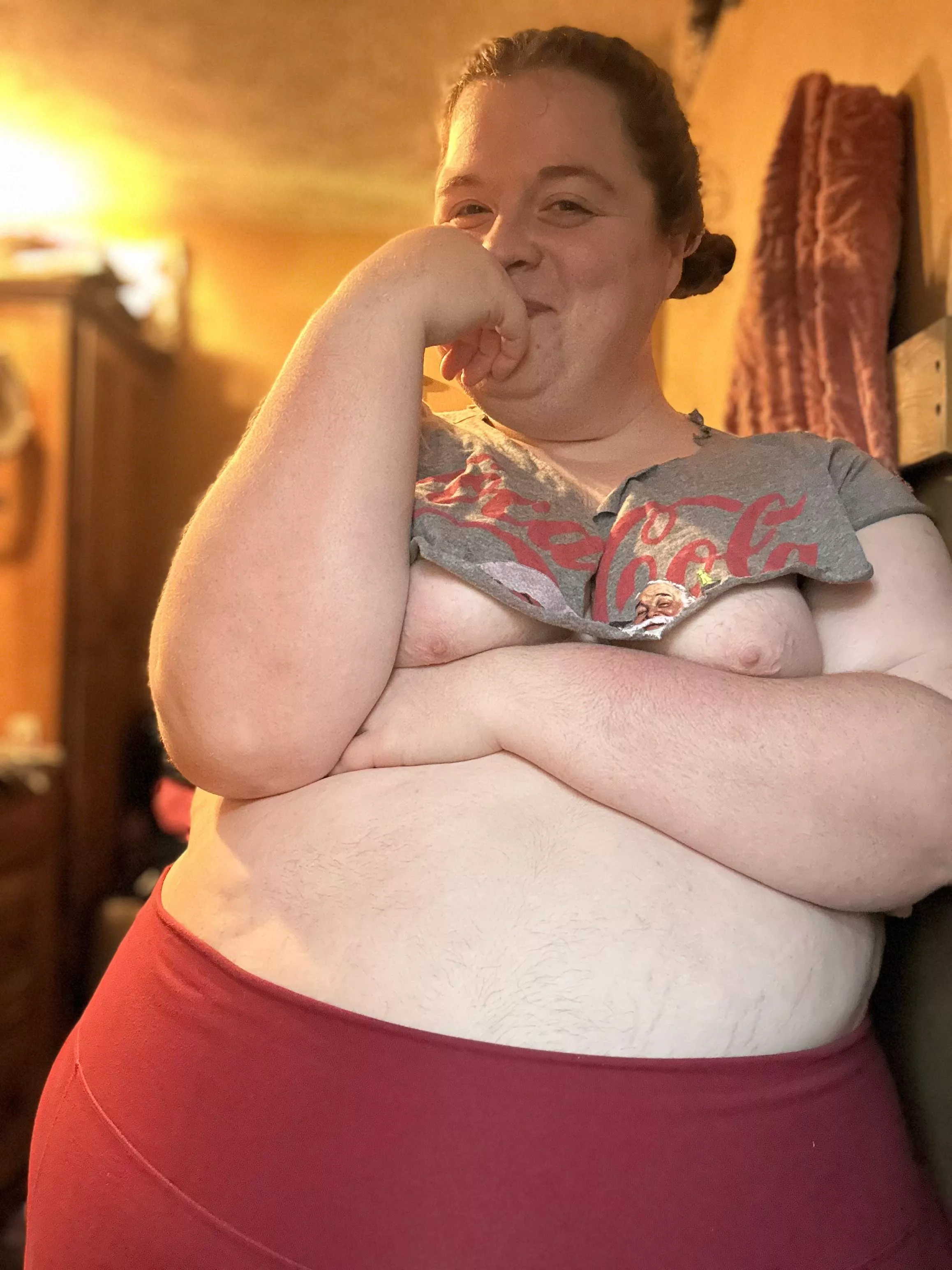 Getting high and decorating for Christmas. NO IT’S NOT TOO EARLY, THE LIGHTS ARE PRETTY! (My headlights are pretty too 😂😂🎄🎅)