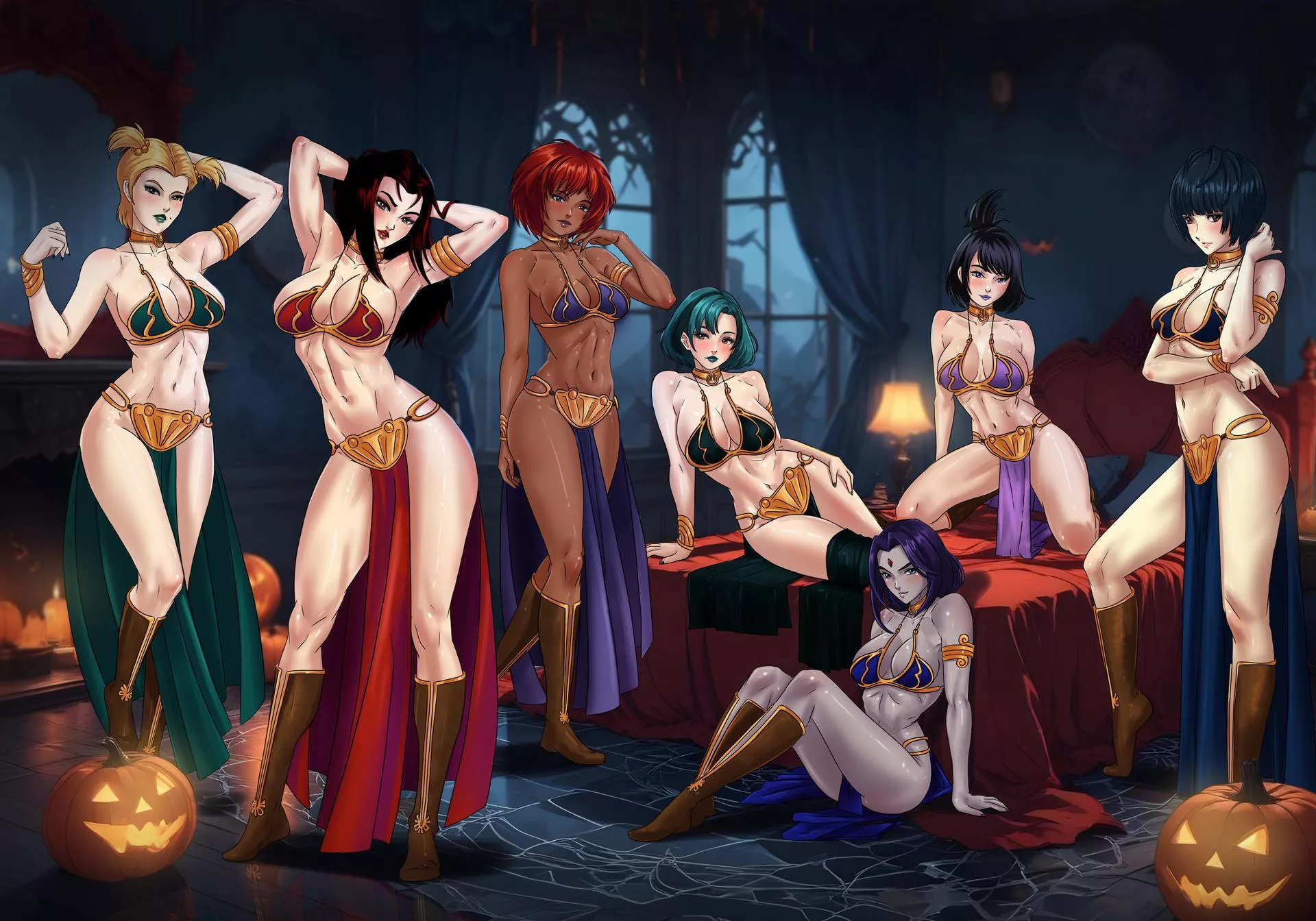 Goth girl harem (credit goes to amenoosa)