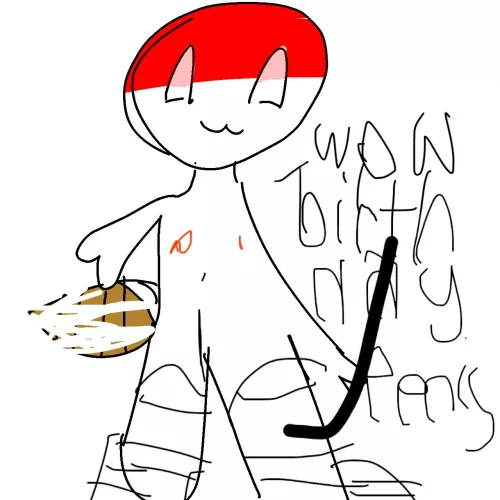 happy birthday! you got the party penis as a gift. (selfmade) 