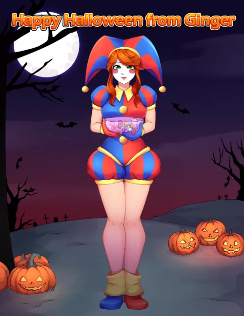 Happy Halloween from Ginger - Art commissioned by Ok-Nose-9838