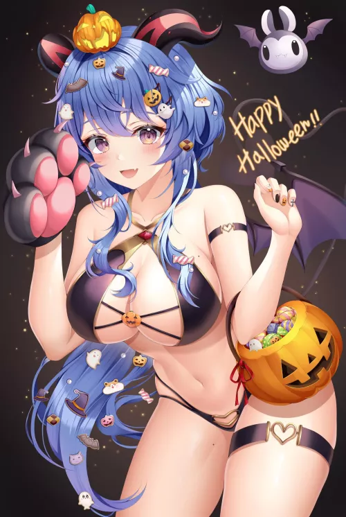 🎃 Happy Halloween! 🎃 (SSONG2 on Pixiv) [Genshin Impact]
