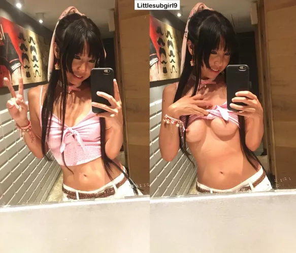 I almost got caught in the bathroom at restaurant taking this for you