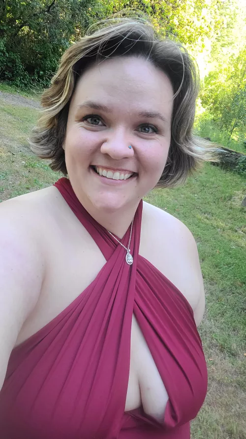 I think I made a cute pretty bridesmaid